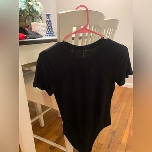 Forever 21 Women's Black Short Sleeve Top